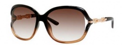 Jimmy Choo Loop/S Sunglasses Sunglasses - 07WS Black Nude (FM brown violet shaded lens)
