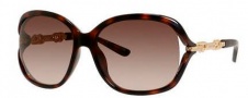 Jimmy Choo Loop/S Sunglasses Sunglasses - 0AXX Dark Havana (J6 brown gradient lens)