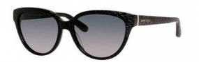 Jimmy Choo Odette/S Sunglasses Sunglasses - 06UI Black (HD gray gradient lens)
