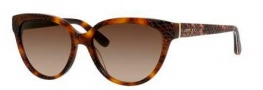 Jimmy Choo Odette/S Sunglasses Sunglasses - 06UK Havana (J6 brown gradient lens)