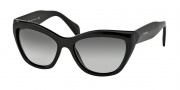 Prada PR 02Qs Sunglasses Sunglasses - 1AB0A7 Black / Gray Gradient Lens