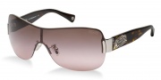 Coach HC7010BM Sunglasses Daniella Sunglasses - 907914 Silver / Dark Tortoise / Brown Gradient Pink