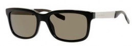 Hugo Boss 0552/S Sunglasses Sunglasses - 0FB8 Black / Brown Gray Lens