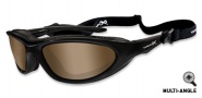 Wiley X Wx Blink Sunglasses Sunglasses - 557 Matte Black / Polarized Bronze Lens