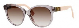 Fendi 0013/S Sunglasses Sunglasses - 07TE Gray (K8 brown gradient lens)