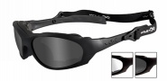 Wiley X WX XL-1 Advanced Sunglasses Sunglasses - 291 Matte Black / Smoke Grey, Clear