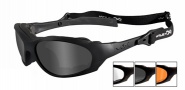 Wiley X WX XL-1 Advanced Sunglasses Sunglasses - 292 Matte Black / Smoke Grey, Clear, Rust