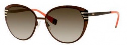 Fendi 0017/S Sunglasses Sunglasses - 07RO Dark Brown (HA brown gradient lens)