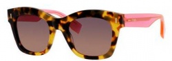 Fendi 0025/S Sunglasses Sunglasses - 07OH Spotted Havana (PR gray brown lens)