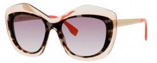 Fendi 0029/S Sunglasses Sunglasses - 07NP Transparent Salmon (N3 gray gradient lens)