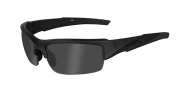Wiley X WX Valor Sunglasses Sunglasses - CHVAL01 Matte Black / Grey Lens