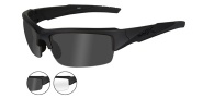 Wiley X WX Valor Sunglasses Sunglasses - CHVAL07 Matte Black / Grey, Clear