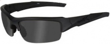 Wiley X WX Valor Sunglasses Sunglasses - CHVAL08 Matte Black / Polarized Grey Lens