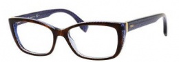 Fendi 0003 Eyeglasses Eyeglasses - 07OY Havana Black Blue