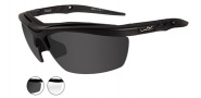 Wiley X WX Guard Sunglasses Sunglasses - 4004 Matte Black / Smoke Grey, Clear