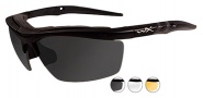 Wiley X WX Guard Sunglasses Sunglasses - 4006 Matte Black / Smoke Grey, Clear, Light Rust