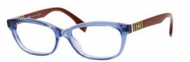 Fendi 0015 Eyeglasses Eyeglasses - 07TR Blue / Burgundy