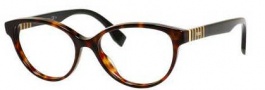 Fendi 0016 Eyeglasses Eyeglasses - 07TO Havana / Black