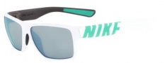 Nike Mojo R EV0786 Sunglasses Sunglasses - 137 White / Mint Green / Grey with Blue Flash Lens