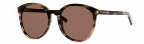 Yves Saint Laurent Classic 6/S Sunglasses Sunglasses - 0WT3 Dark Horn (EJ Brown Lens)