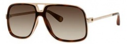 Marc Jacobs 513/S Sunglasses Sunglasses - 00OF Gold / Havana (DB brown gray gradient lens)