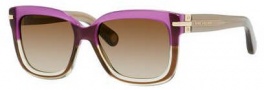Marc Jacobs 507/S Sunglasses Sunglasses - 00MN Brown Plum Green (IF brown gradient azure lens)