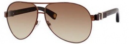 Marc Jacobs 445/S Sunglasses Sunglasses - 04G6 Chocolate / Palladium Brown (CC brown gradient lens)