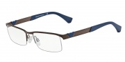 Emporio Armani EA1014 Eyeglasses Eyeglasses - 3049 Matte Brown