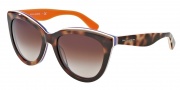 Dolce & Gabbana DG4207 Sunglasses Sunglasses - 276513 Havana / Multilayer / Orange / Brown Gradient Lens