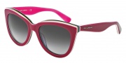 Dolce & Gabbana DG4207 Sunglasses Sunglasses - 27668G Marc Pink / Multilayer / Fuxia / Grey Gradient Lens