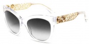 Dolce & Gabbana DG4211 Sunglasses Sunglasses - 656/8G Crystal / Grey Gradient Lens