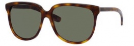 Bottega Veneta 160/S Sunglasses Sunglasses - 005L Havana / Havana (1E green lens)