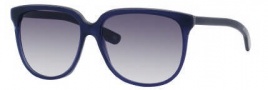 Bottega Veneta 160/S Sunglasses Sunglasses - 0ITO Semi Matte Blue (JJ gray gradient lens)