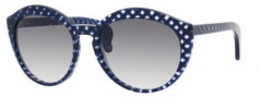 Bottega Veneta 195/S Sunglasses Sunglasses - 0RI8 Cross Blue (UA azure flash silver lens)