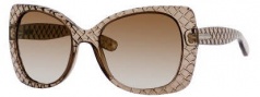 Bottega Veneta 209/S Sunglasses Sunglasses - 0439 Transparent Gray (81 brown gray gradient lens)