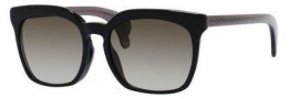 Bottega Veneta 222/F/S Sunglasses Sunglasses - 0HM7 Black (HA brown gradient lens)