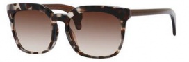 Bottega Veneta 222/F/S Sunglasses Sunglasses - 0HM6 Spotted Havana (JD brown gradient lens)