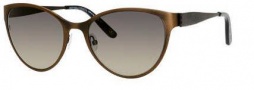 Bottega Veneta 261/S Sunglasses Sunglasses - 04EZ Semi Matte Brass (DX dark gray shaded lens)