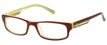 Harley Davidson HDT 106 Eyeglasses Eyeglasses - BRN: Brown / Yellow