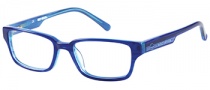 Harley Davidson HDT 107 Eyeglasses Eyeglasses - BL: Blue / Bright Blue