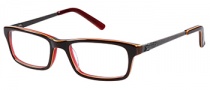 Harley Davidson HDT 112 Eyeglasses Eyeglasses - BRN: Brown / Red
