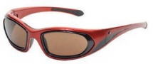 Hilco Circuit Sunglasses Sunglasses - Red / Brown Lenses