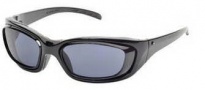 Hilco Low Rider Sunglasses Sunglasses - Black / Grey Lenses