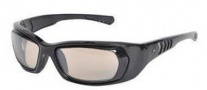 Hilco Reflective Sunglasses Sunglasses - Black / Grey Lenses