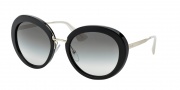 Prada PR 16QS Sunglasses Sunglasses - 1AB0A7 Black / Grey Gradient