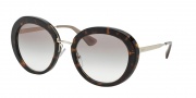 Prada PR 16QS Sunglasses Sunglasses - 2AU1LO Havana / Clear Gradient Brown