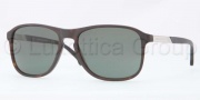 Brooks Brothers BB5012 Sunglasses Sunglasses - 606571 Matte Tortoise / Green Solid