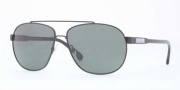 Brooks Brothers BB4027 Sunglasses  Sunglasses - 163971 Satin Black / Green Solid