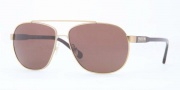 Brooks Brothers BB4027 Sunglasses  Sunglasses - 165473 Satin Gold / Brown Solid