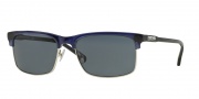 Brooks Brothers BB4026 Sunglasses Sunglasses - 607087 Dark Blue / Blue Grey Solid